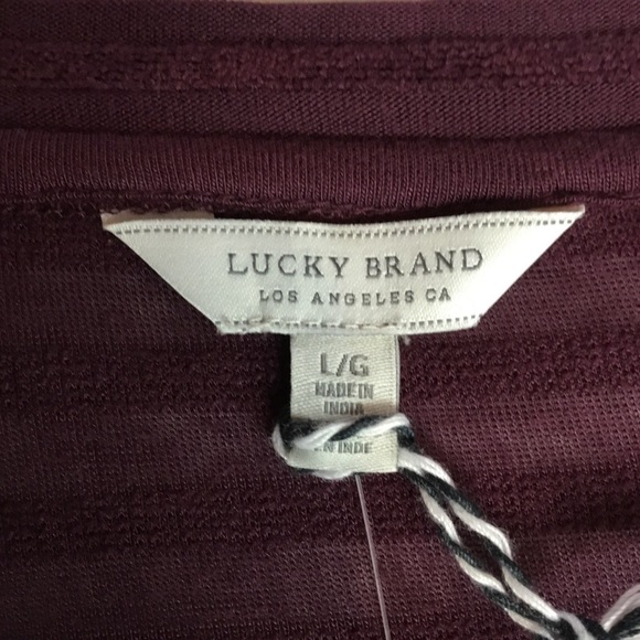 LUCKY BRAND Stripe Chenille Top - Picture 5 of 7